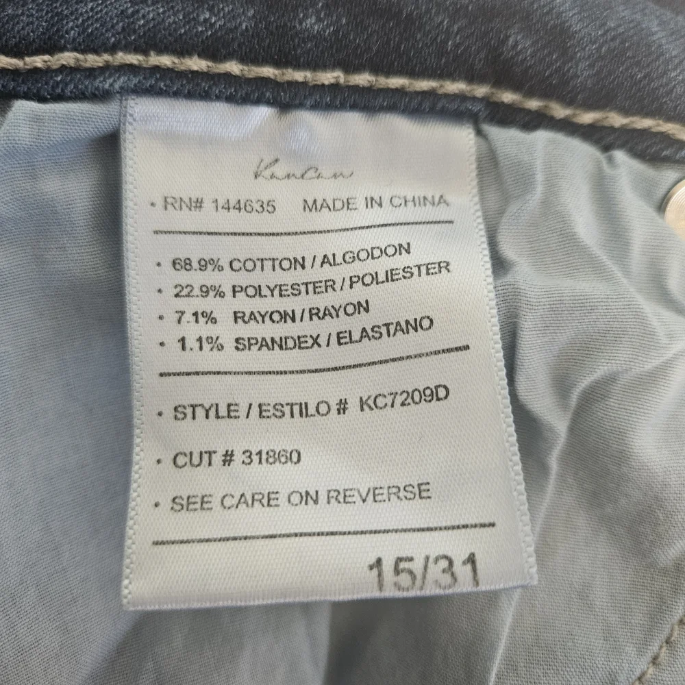 KanCan Dark Blue Women's Skinny Jeans - Picture 3 of 3